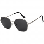Grey Lens & Gunmetal-Toned Other Sunglasses with UV Protected Lens