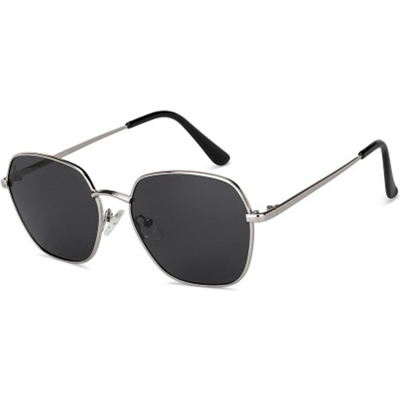 Grey Lens & Gunmetal-Toned Other Sunglasses with UV Protected Lens
