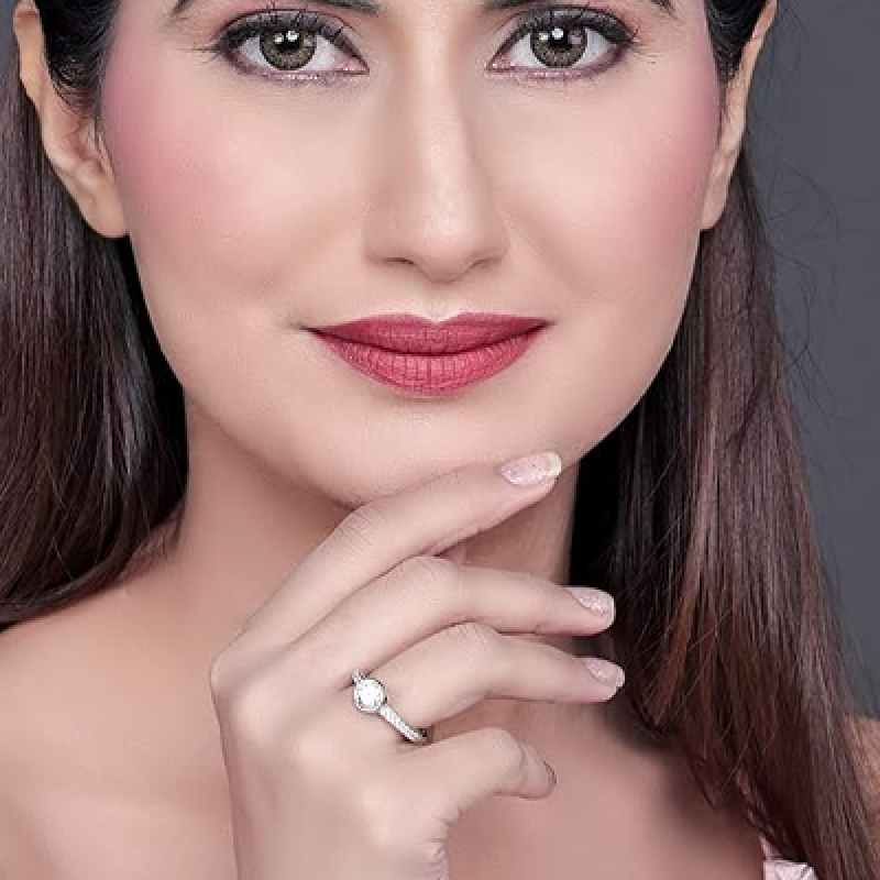 Sterling Silver White American Diamond Twin solitaire ring