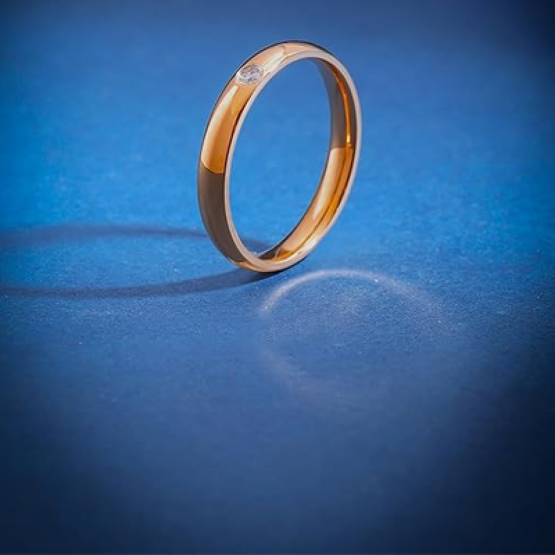 Yellow Chimes Exclusive Silver Plated Crystal studded with Cubic Zircon Ring