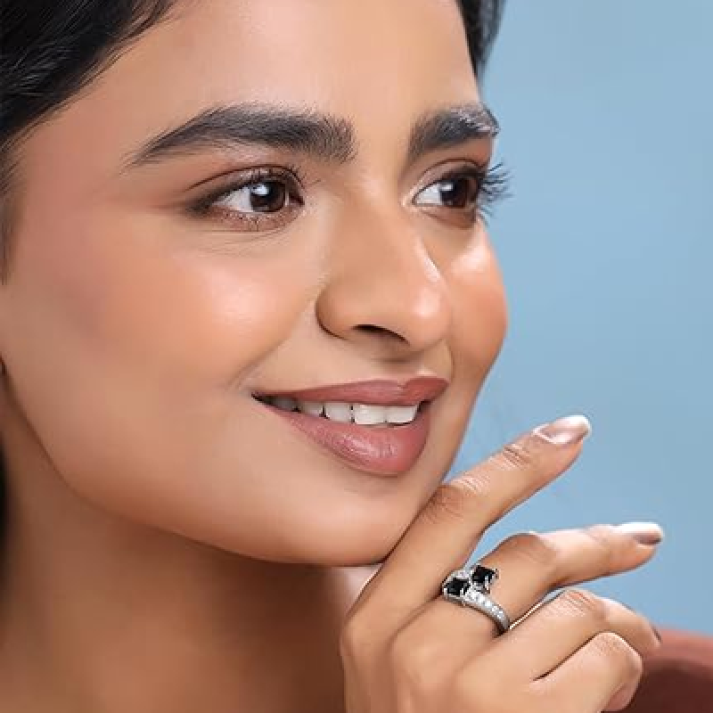 Yellow Chimes Ring for women Elegant Austrian Crystal Platinum Plated Adjustable Ring