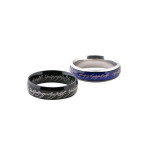 Men Set of 2 Steel Rings
