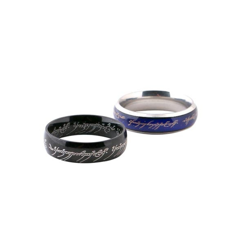Men Set of 2 Steel Rings